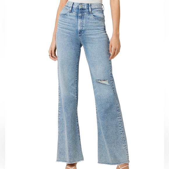 Joe's Jeans Denim - Joes Jeans The Goldie High Rise Long Wide Leg Jeans in Soulmates